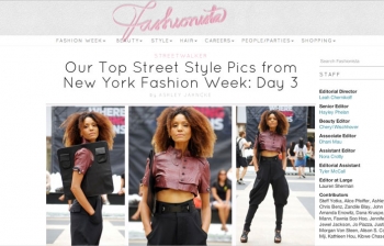 Ndoema destaque na Fashionista