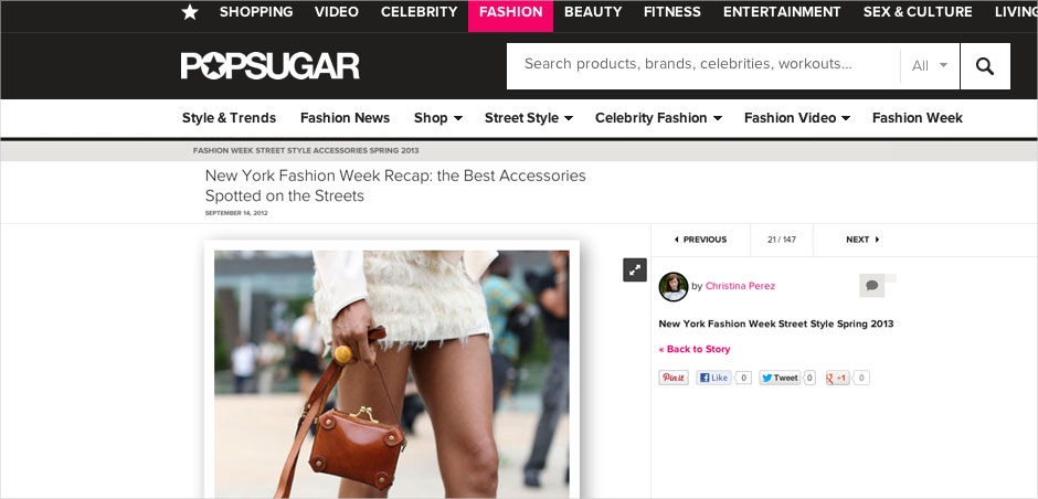 Ndoema The Global Girl in Fashionologie's New York Fashion Week Best Accessories feature