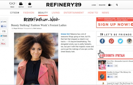 Refinery 29: Beauty Stalking