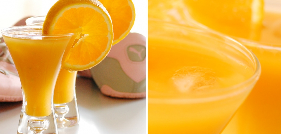 Post-Workout Mango/Orange Juice