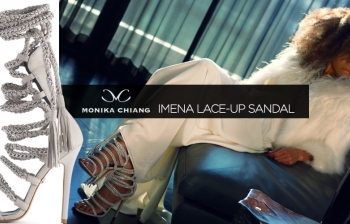 Edgy Chic: Monika Chiang Imena Lace-up Sandal