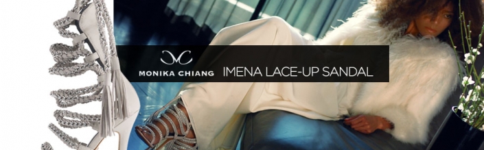 (English) Edgy Chic: Monika Chiang Imena Lace-up Sandal