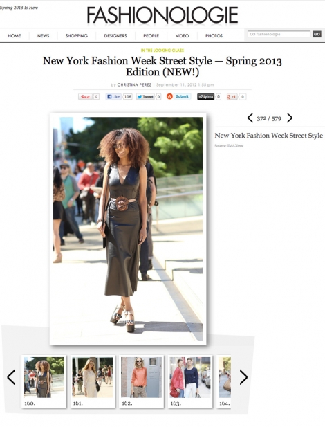 Press: Fashionologie - Ndoema arrives at Lincoln Center during New York Fashion Week