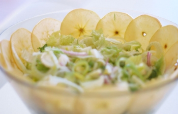 Raw Vegan Fennel & Apple Salad
