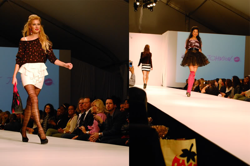 Runway photographic coverage of the Betsey Johnson Show during Fashion Week