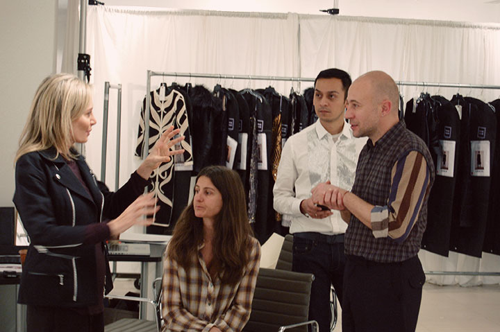 The Global Girl: Behind-the-scenes at Hever Leger by Max Azria Fall 2013 runway. Hair & Makeup tests with Creative Director Lubov Azria, lead hair stylist for Bumble and bumble Laurent Philippon and Val Garland for Sephora Pro.