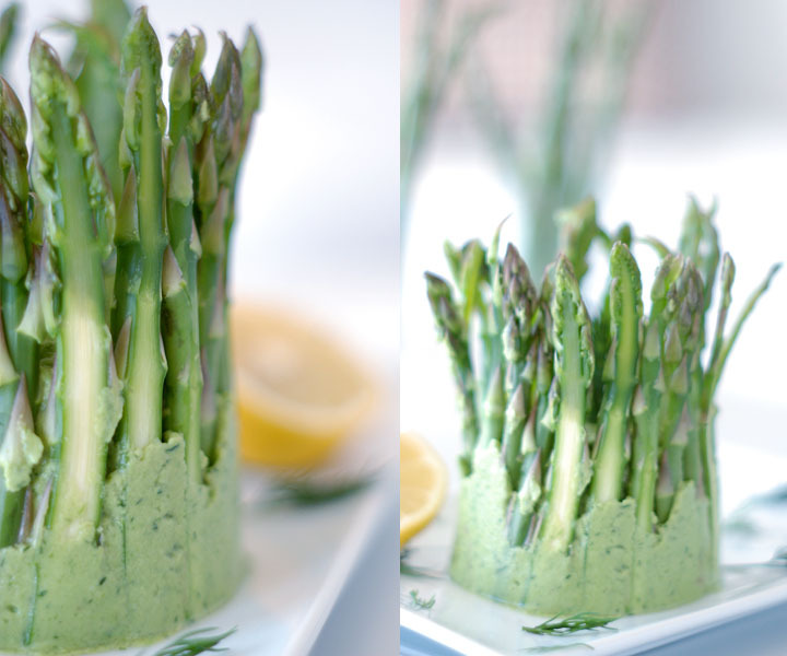 The Global Girl Raw Food Recipes: Raw Asparagus Dip with Avocado, Dill, Lemon & Garlic. This delicious raw dip is vegan, oil free and dairy free. width=