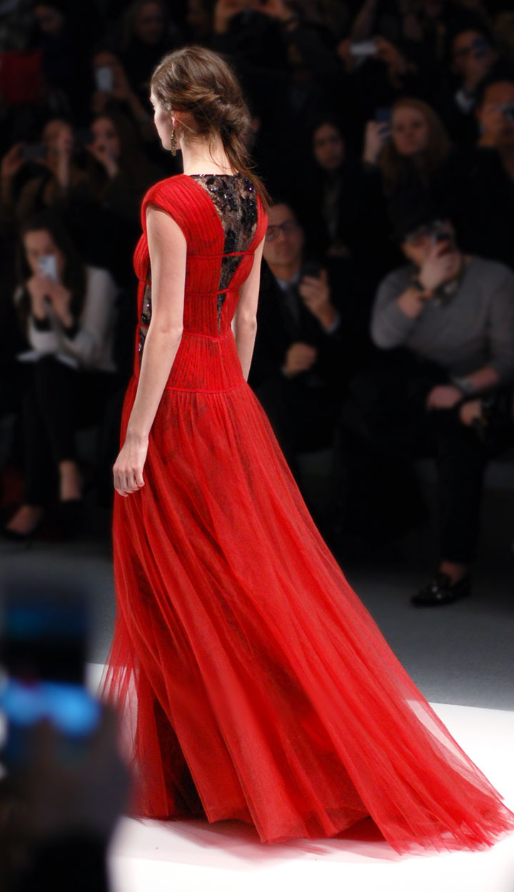 The Global Girl: Tadashi Shoji Fall 2013 Collection. New York Fashion Week runway photos.