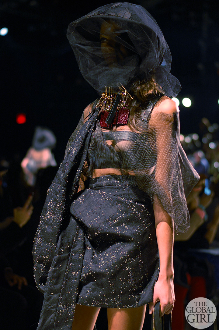 Front Row with The Global Girl at New York Fashion Week: Lee Jean Youn Fall Winter 2014 Runway Collection.