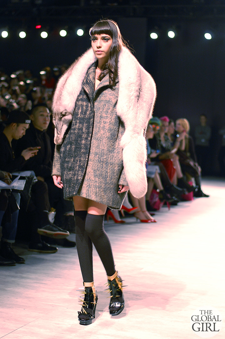 Front Row with The Global Girl at New York Fashion Week: Lee Jean Youn Fall Winter 2014 Runway Collection.