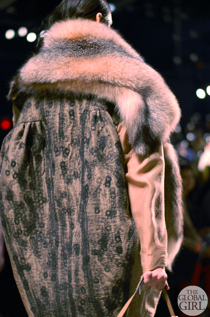 Front Row with The Global Girl at New York Fashion Week: Lee Jean Youn Fall Winter 2014 Runway Collection.