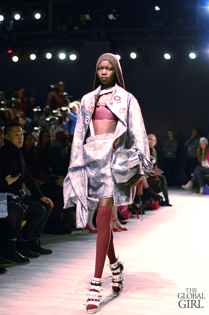 Front Row with The Global Girl at New York Fashion Week: Lee Jean Youn Fall Winter 2014 Runway Collection.