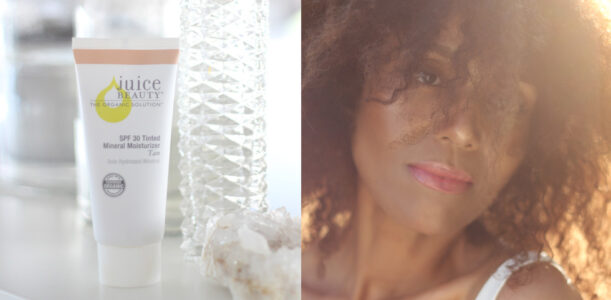 Ndoema's Beauty Pick of the Week: Juice Beauty Tinted Moisturizer. A chemical free, juice-based and 100% organic sunscreen.