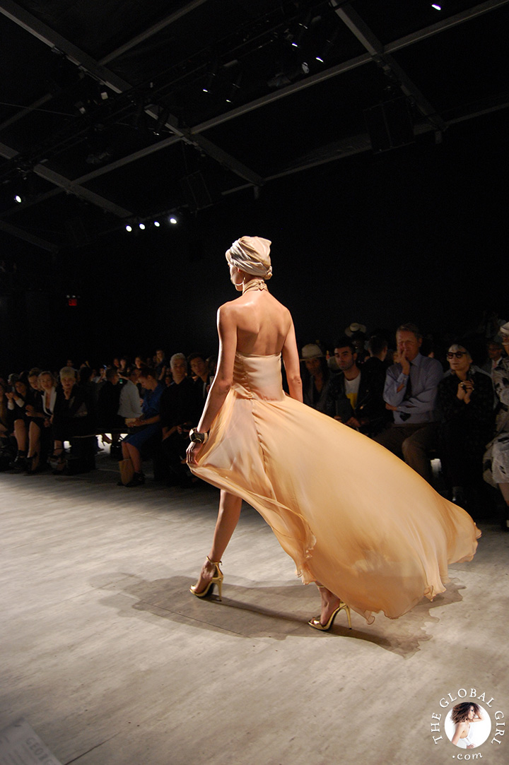 New York Fashion Week Spring Summer 2015: Front Row with The Global Girl at the Georgine runway collection presentation.