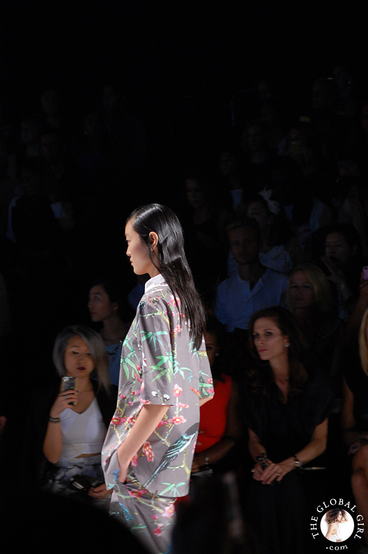 New York Fashion Week: Vivienne Tam Spring Summer 2015 runway collection.