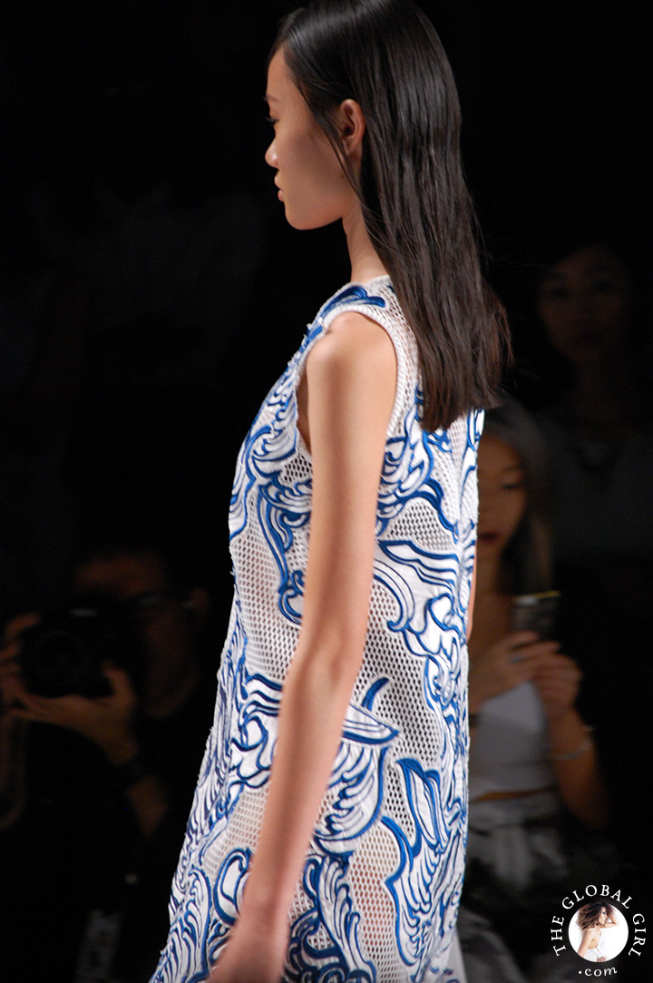 New York Fashion Week: Vivienne Tam Spring Summer 2015 runway collection.