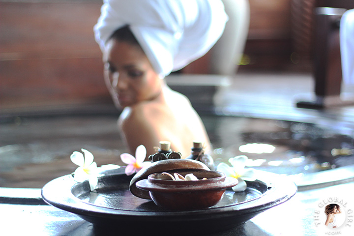 The Global Girl Travels: Ndoema luxuriates in her exotic Indonesian beach front suites with private attached spa in Canggu Beach, Bali
