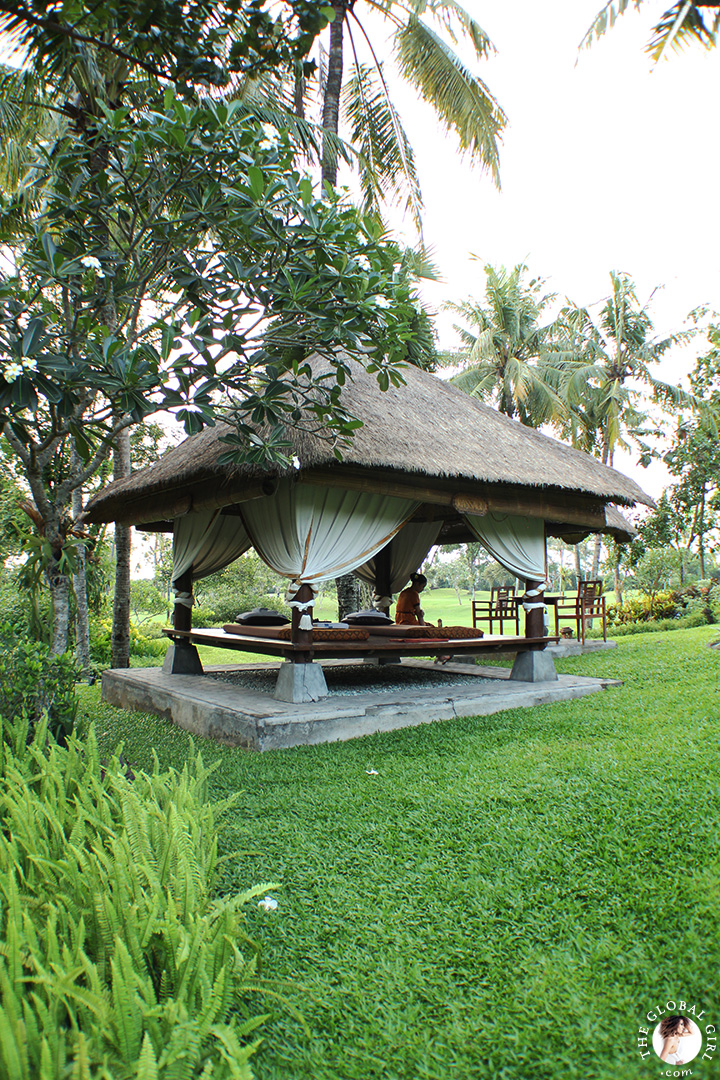 The Global Girl Travels: Outdoor spat at the Hyatt Regency Yogyakarta in Java, Indonesia.