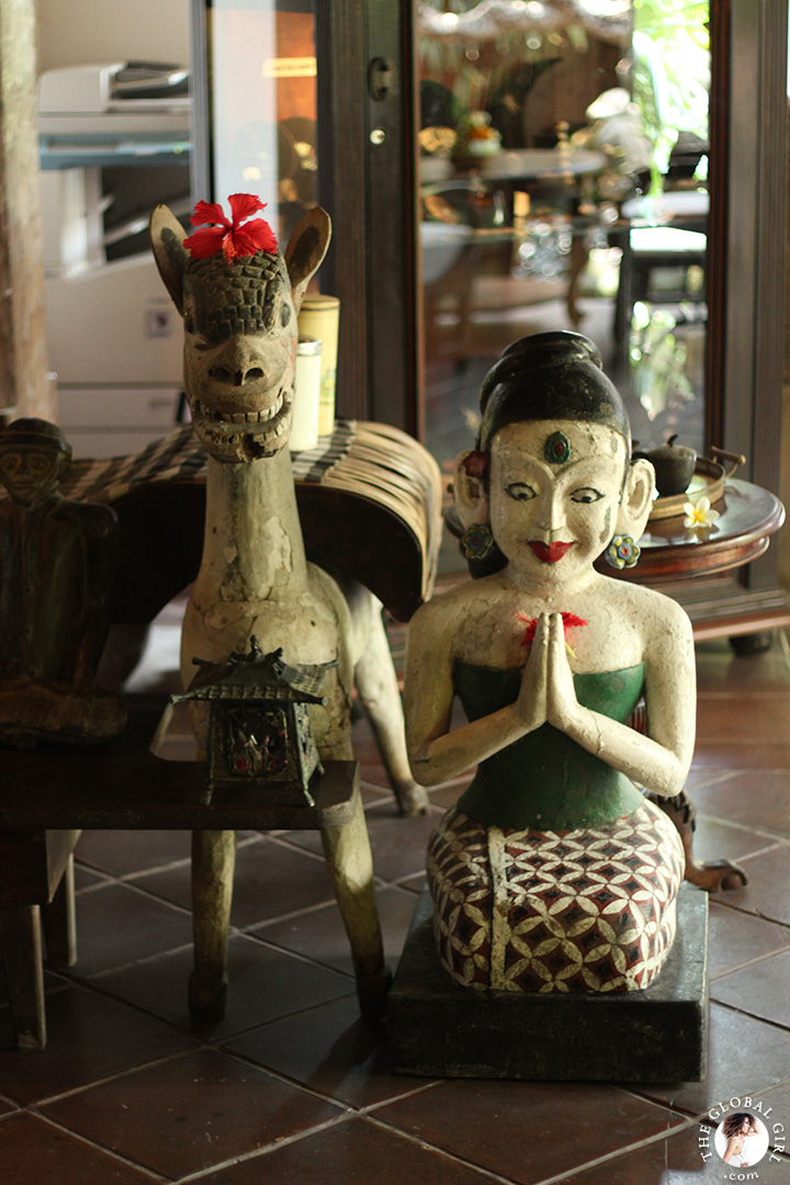 The Global Girl Travels: Getaway amongst museum-worthy sacred art from ancient Indonesian kingdoms in Canggu Beach, Bali.