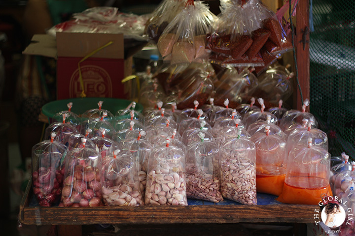 The Global Girl Travels: Shopping at Khlong Toey market in Bangkok, Thailand.