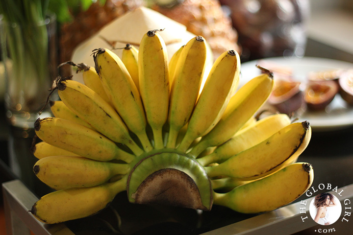 A Peek into The Global Girl Thai Kitchen: Potassium rich bananas.