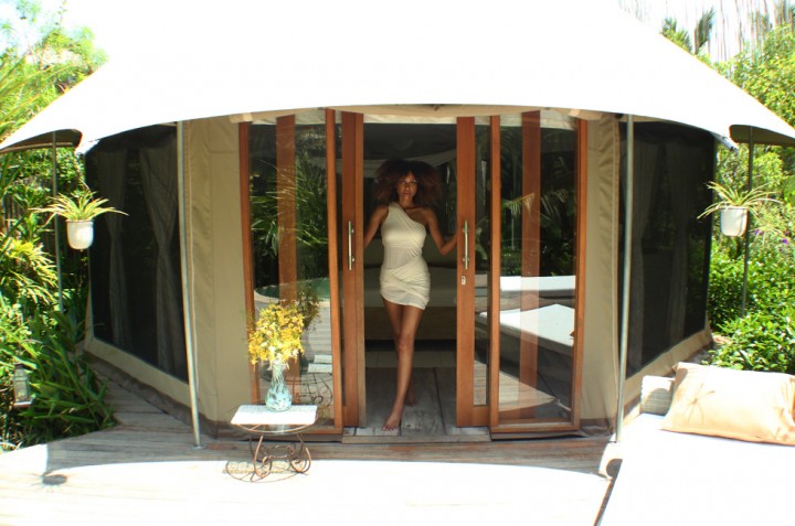 The Global Girl Travels: Glampinghub's luxury glamping safari tents in Ubud, Bali. Eco chic meets green living in Indonesia.