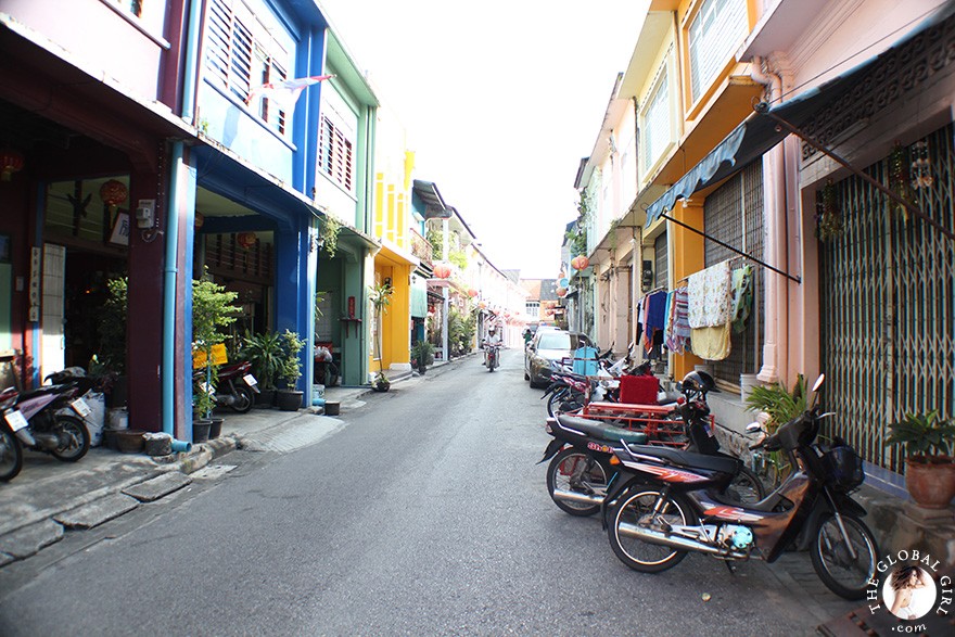The Global Girl Travels: Strolling through Old Phuket Town, Southern Thailand.
