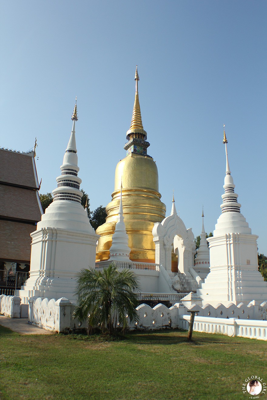 The Global Girl Travels: The Royal Temple of Wat Suan Dok in Chiang Mai. One of Thailand's most beautiful sacred sites.