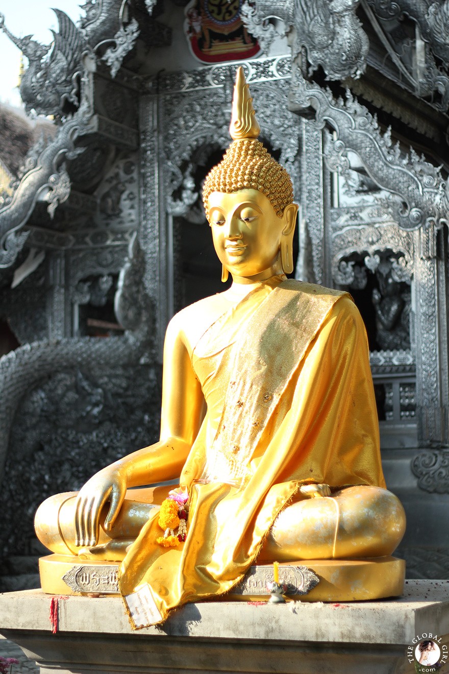 The Global Girl Travels - Thailand: Wat Sri Suphan, one of Chiang Mai's most spectacular sacred sites.