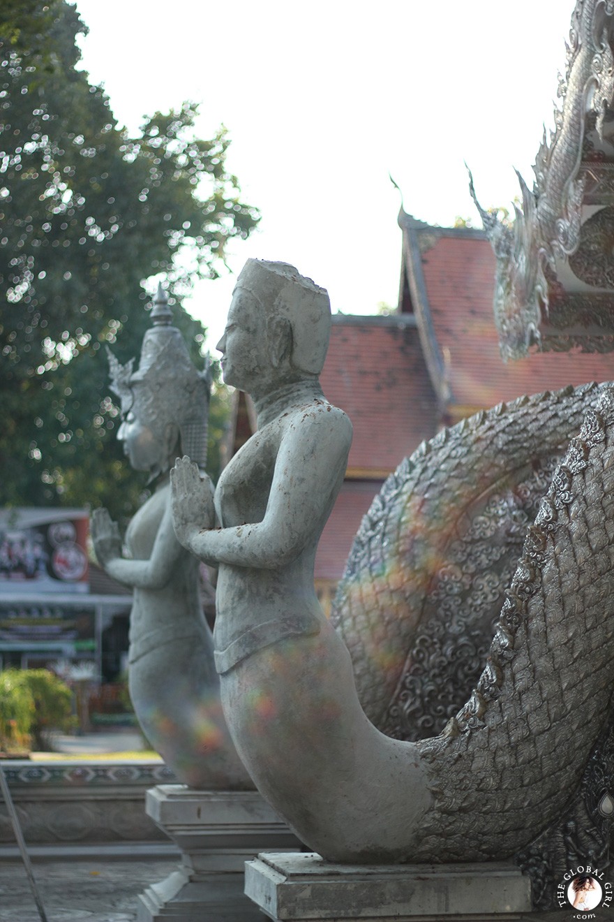 The Global Girl Travels - Thailand: Wat Sri Suphan, one of Chiang Mai's most spectacular sacred sites.