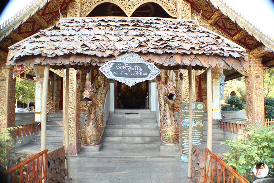 The Global Girl Travels - Thailand: Wat Sri Suphan, one of Chiang Mai's most spectacular sacred sites.