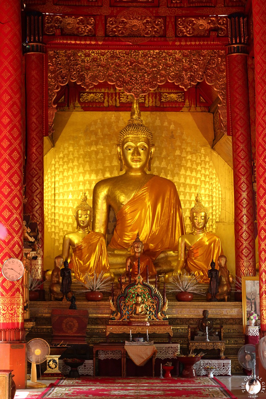 The Global Girl Travels - Thailand: Wat Sri Suphan, one of Chiang Mai's most spectacular sacred sites.