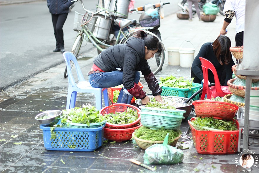 The Global Girl Travels: The Old Quarter in Hanoi, Vietnam.