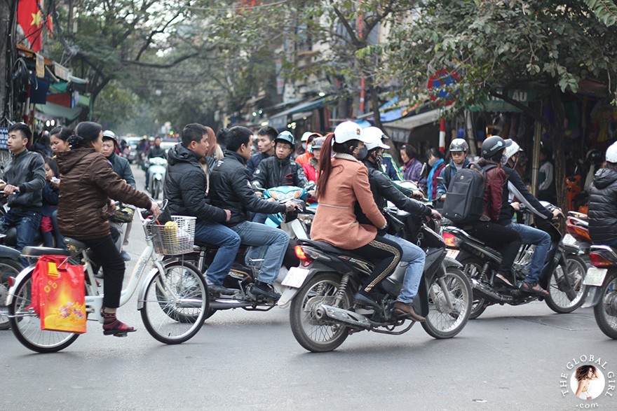 The Global Girl Travels: The Old Quarter in Hanoi, Vietnam.