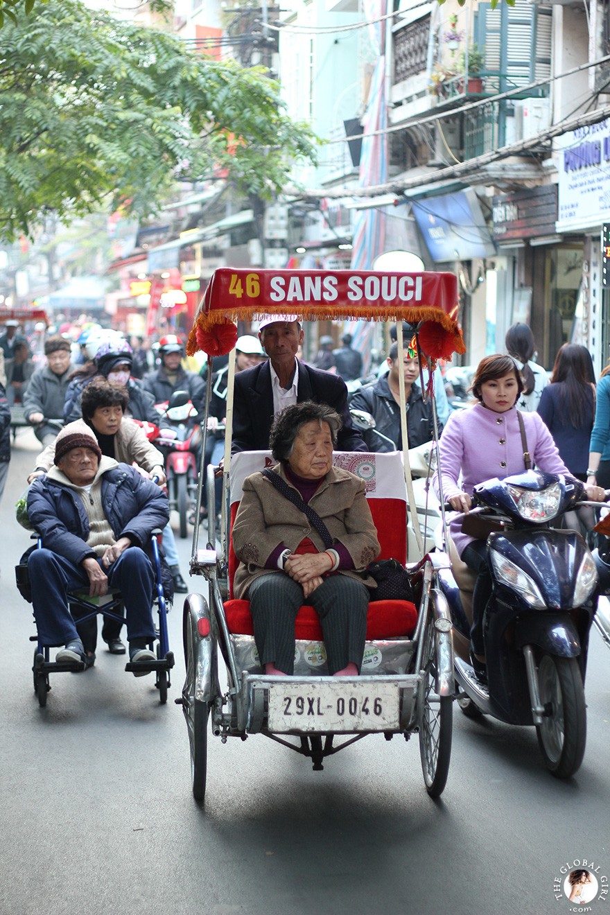 The Global Girl Travels: The Old Quarter in Hanoi, Vietnam.