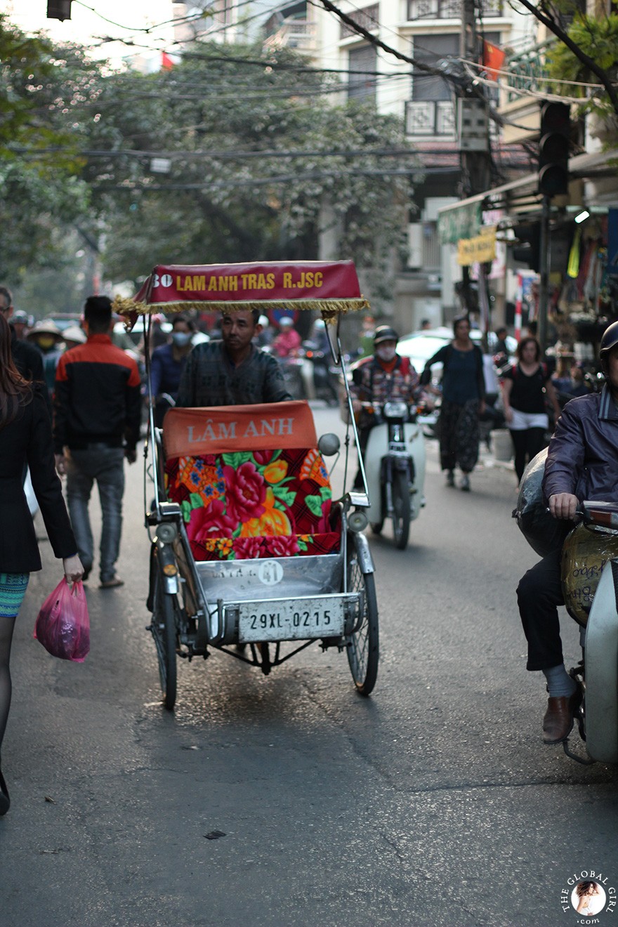 The Global Girl Travels: The Old Quarter in Hanoi, Vietnam.