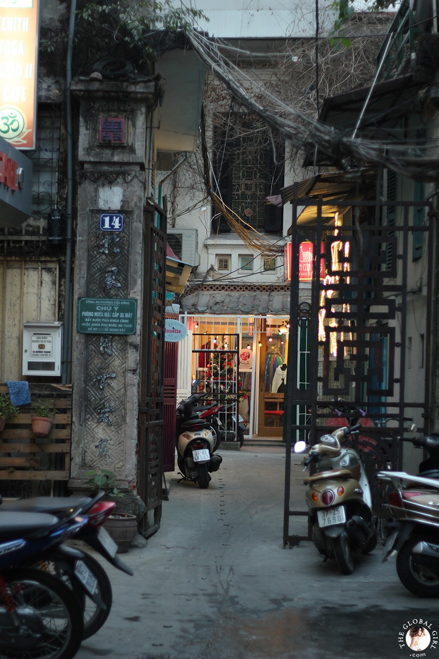 The Global Girl Travels: The Old Quarter in Hanoi, Vietnam.