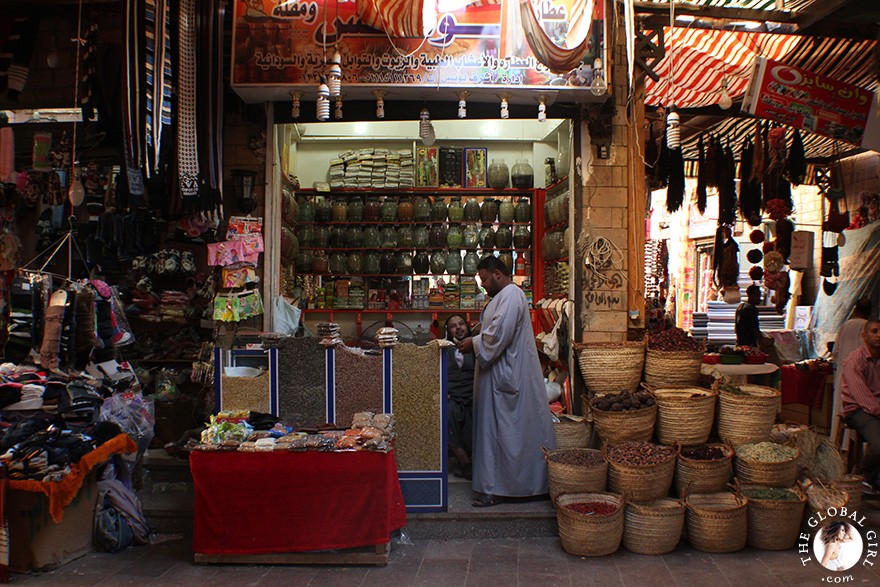 The Global Girl Travels: Sharia el Souk in Aswan, Egypt.