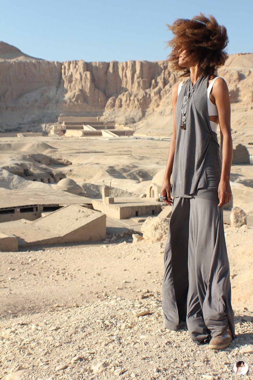 The Global Girl Travels: Ndoema at the Valley of the Kings in Luxor, Egypt.