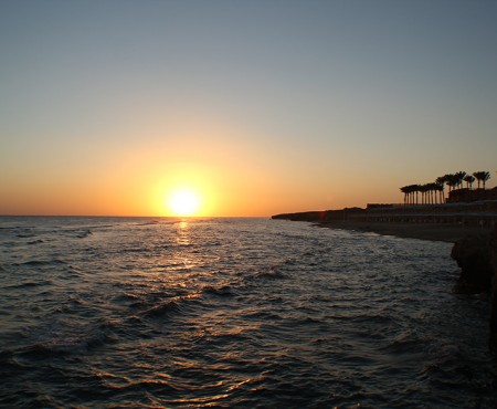 The Global Girl Travels: Beautiful sunrise on the Red Sea in Marsa Alam, Egypt.