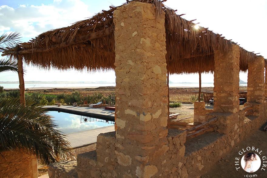 The Global Girl Travels: Eco-chic living at luxury eco-lodge Talist at Siwa Oasis in the Libyan desert.