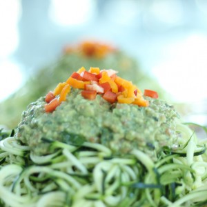 Raw Vegan Avocado Basil Sauce