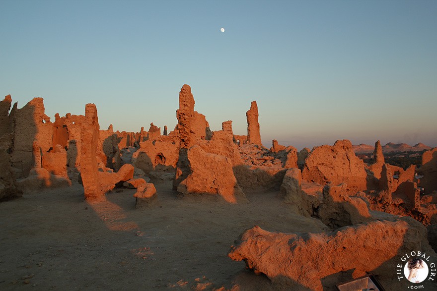 The Global Girl Travels: Shali Ghadi, the spectacular 13th-century fortress at Siwa Oasis, Egypt.