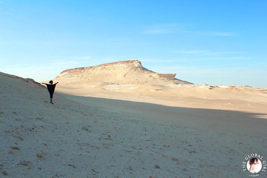 The Global Girl Travels: Safari in the Libyan desert - Sahara, North Africa.