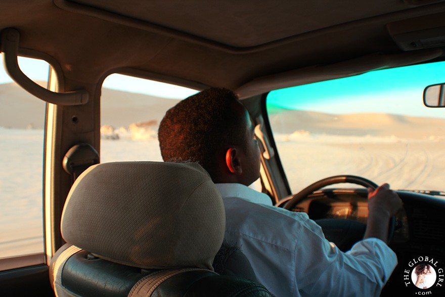 The Global Girl Travels: Safari in the Libyan desert - Sahara, North Africa.