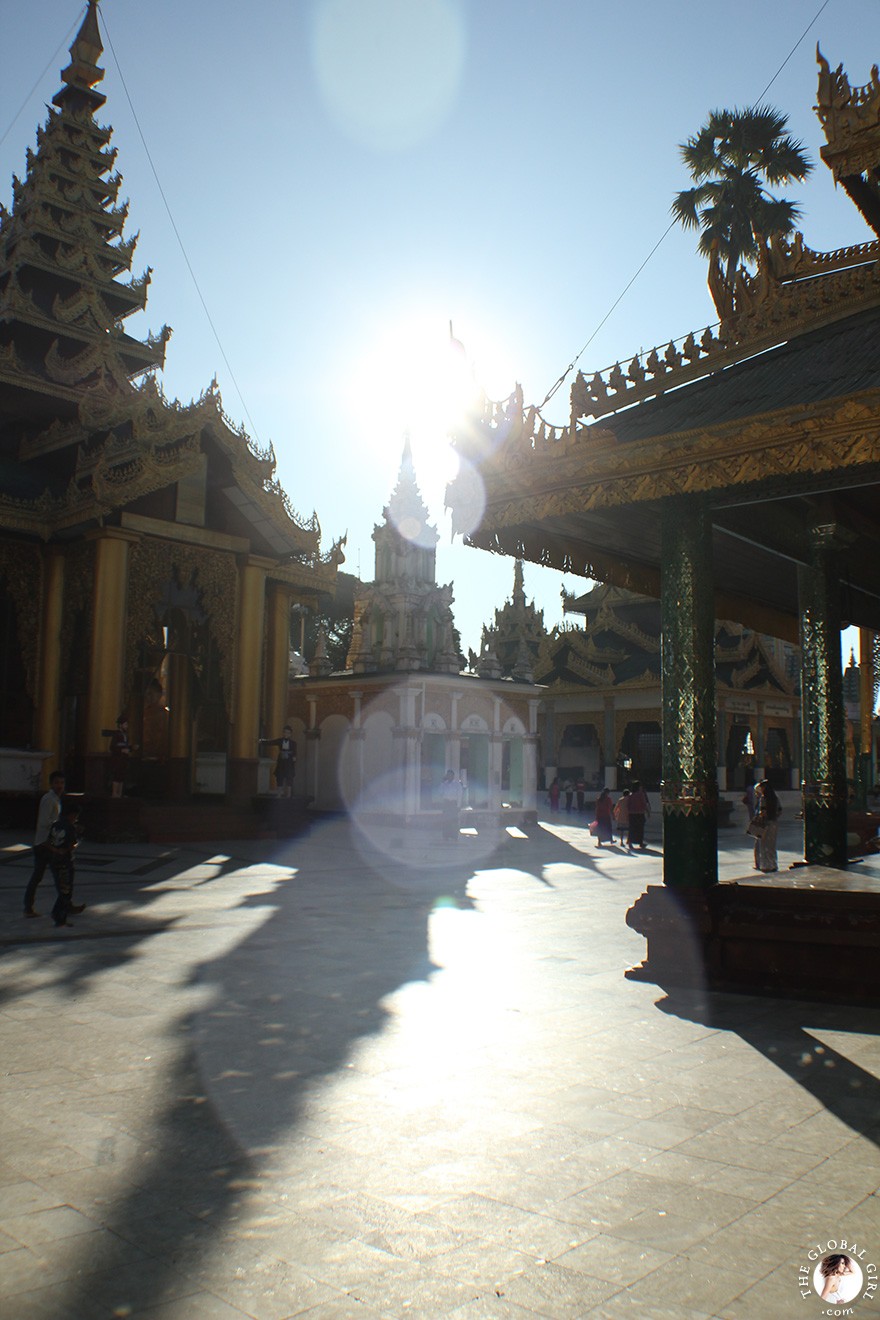 The Global Girl Travels: Shwedagon Pagoda in Yangon, Burma.