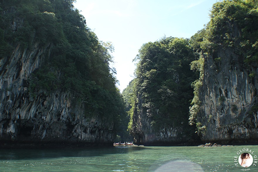 The Global Girl Travels: Koh Hong Island Lagoon in the Andaman Sea, Southern Thailand.