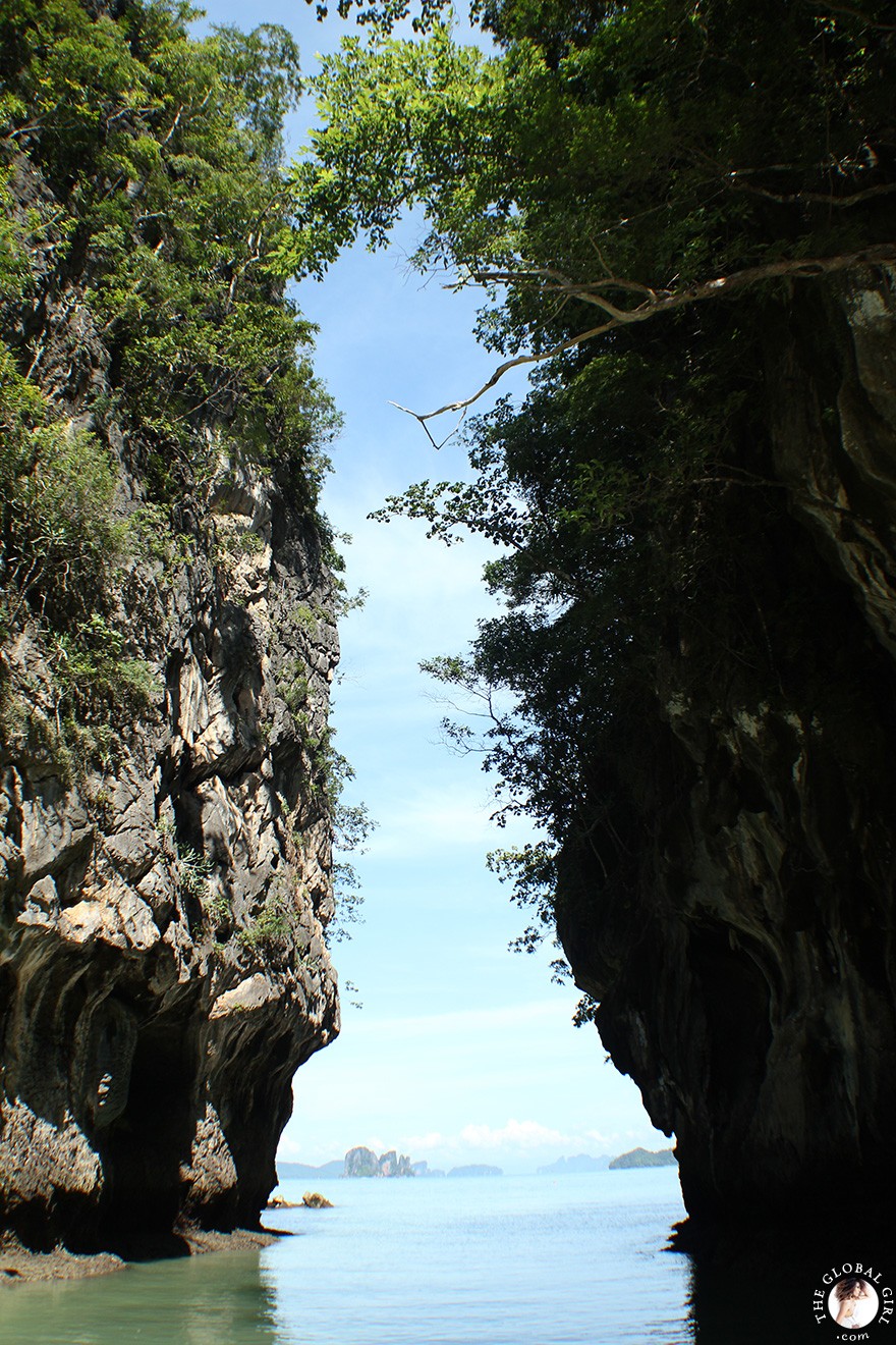 The Global Girl Travels: Koh Hong Island Lagoon in the Andaman Sea, Southern Thailand.