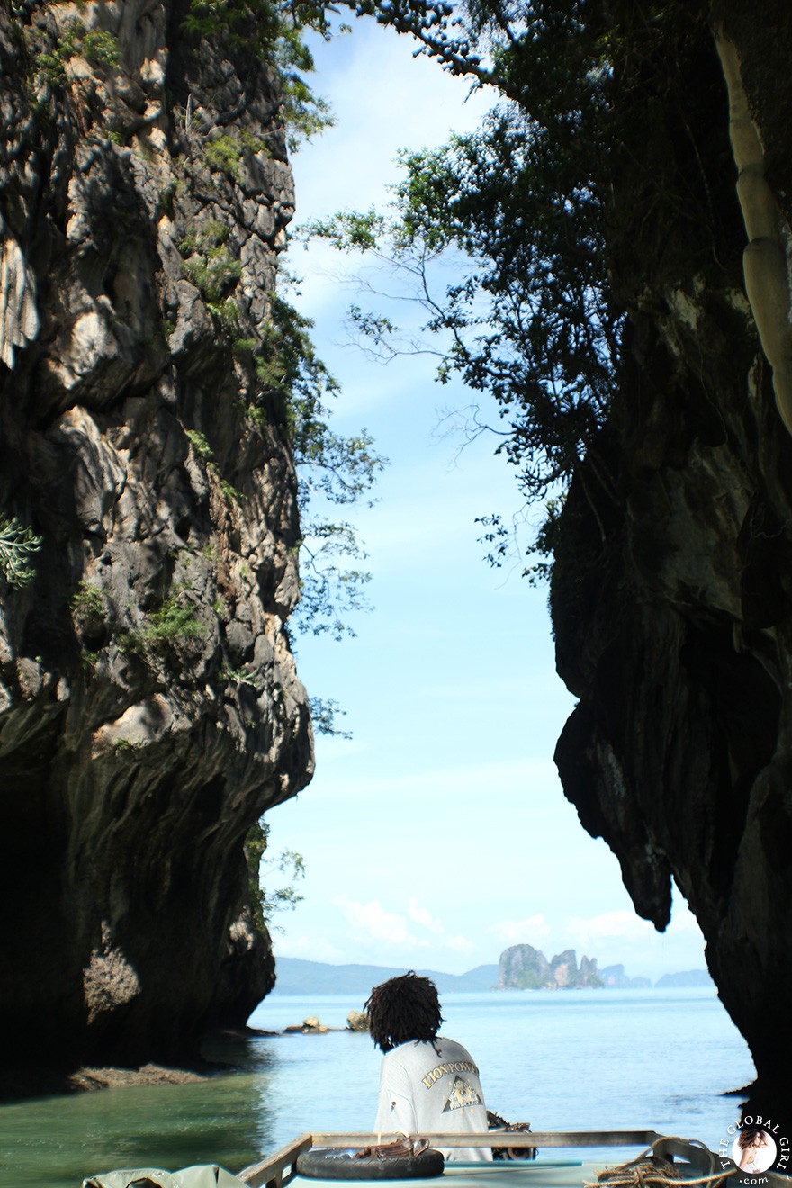 The Global Girl Travels: Koh Hong Island Lagoon in the Andaman Sea, Southern Thailand.