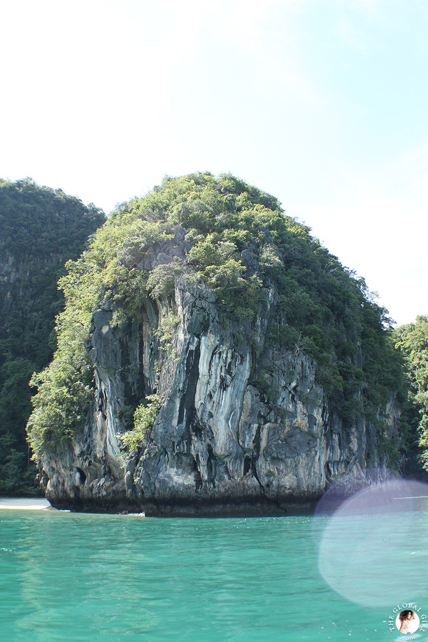 The Global Girl Travels: Koh Hong Island Lagoon in the Andaman Sea, Southern Thailand.